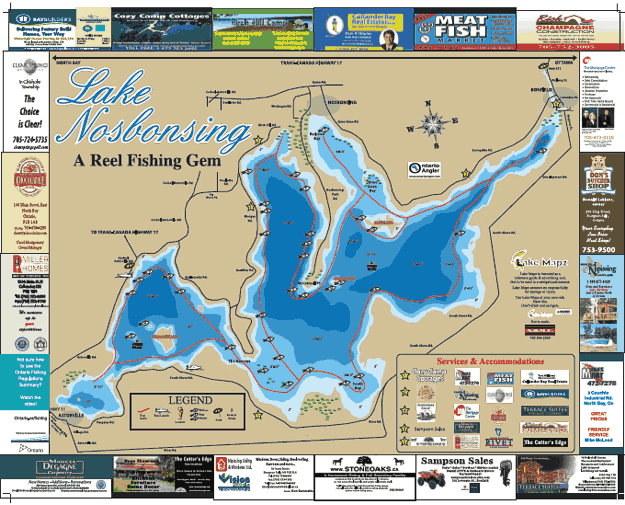 Lake Nosbonsing Map