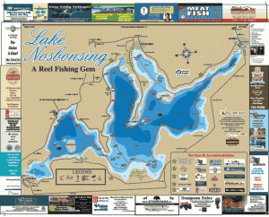 Lake Nosbonsing Ontario Lake Maps   Nosbonsing 300x242 